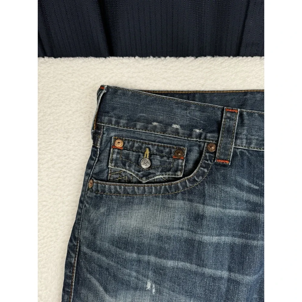 True Religion Bootcut Distressed Jeans - Men's size 38 x 28